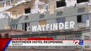 Wayfinder Hotel in Newport reopens after fire