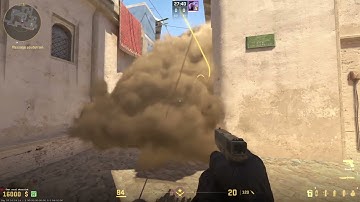 CS2 Mirage Smoke B short from T spawn