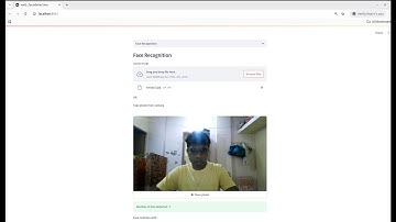 Python Face Analysis using MTCNN web