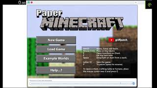 Paper Minecraft - Bed Speedrun (ANY %) WORLD RECORD - 11.72 Sec.