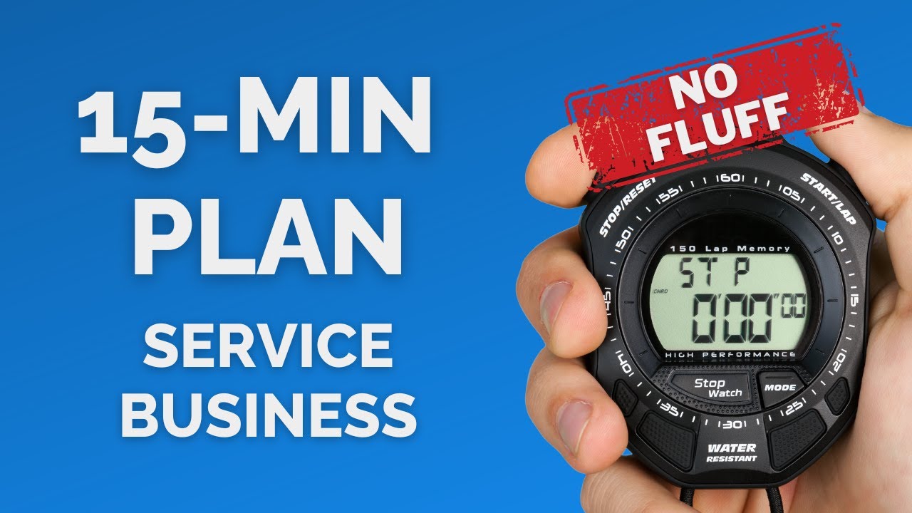 Build A Service Business Plan - Step by Step Guide - YouTube