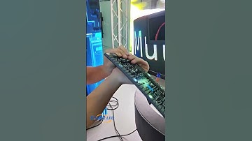 Special-shaped LED screen module installation. #eagerled #ledvideowall #ledmodule #ledwall