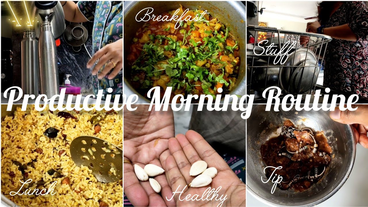 నా Productive Morning Routine❤️ | చింతపండు పులిహోర | A Day in my life | మా వారితో కబుర్లు💕🥰