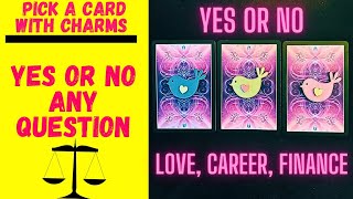⚠️⚖️YES OR NO: ASK SPIRIT ANY QUESTION↗️📢|🔮CHARM|TAROT PICK A CARD🔮