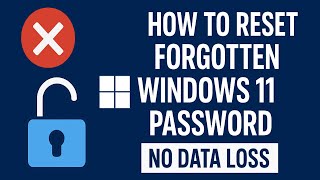 How to Reset Forgotten Windows 11 Password | No Data Loss
