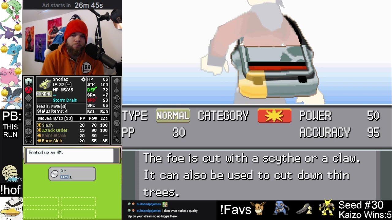 Kaizo Ironmon 85 accuracy bw Pokémon HeartGold April 24th, 2023