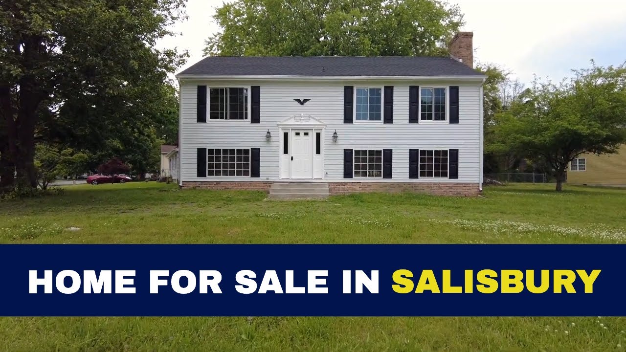 Homes For Sale In Salisbury 601 Cottontail Dr Salisbury, MD YouTube