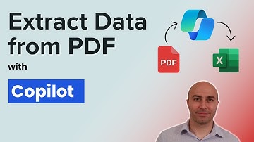 Extract from PDF to Excel with Copilot 😲 (So EASY)