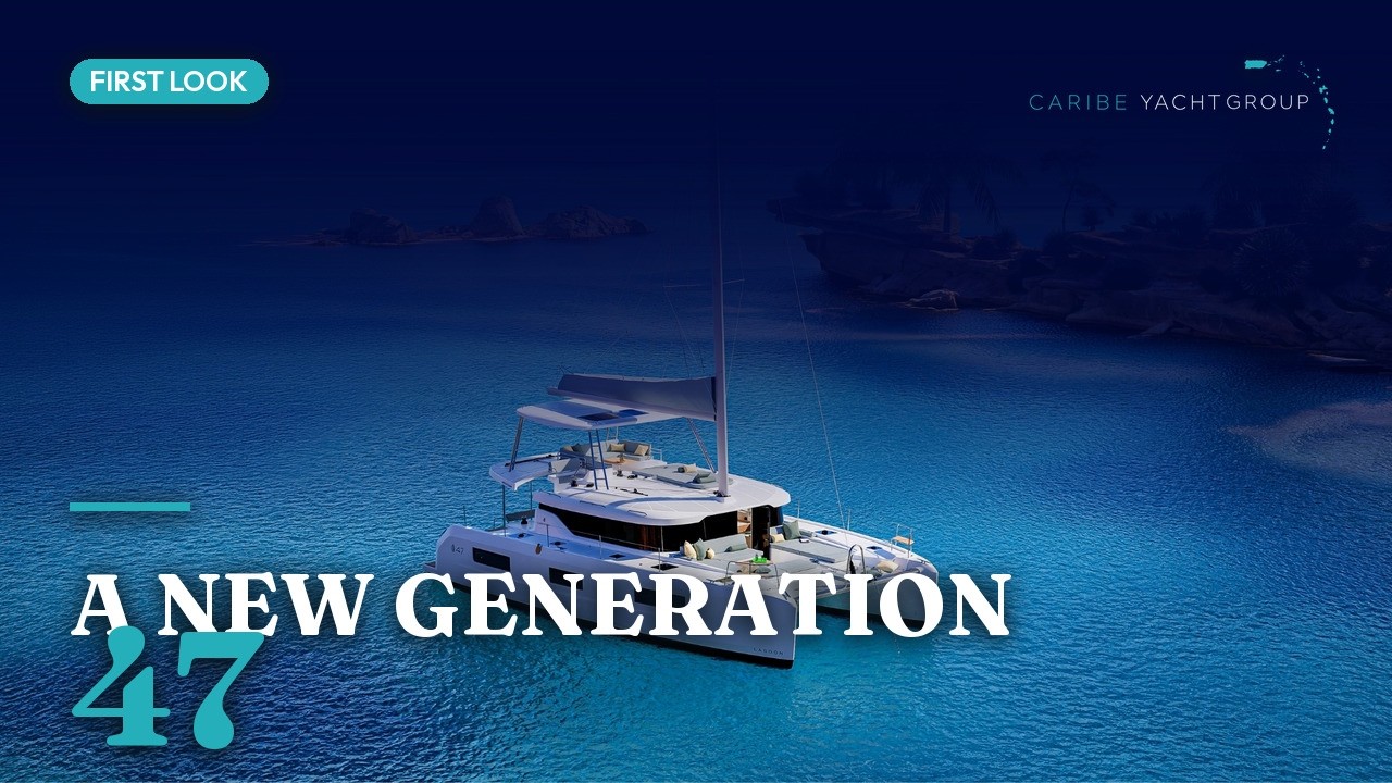 Lagoon 47 under way