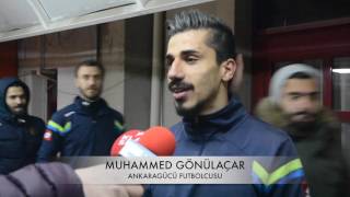 Ankaragücü'nde Etimesgut maçının ardından oyuncular ve malzemeci Musa Cimilli konuştu.
