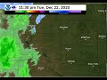 Radar P-Type Loop, December 22nd, 2020 950 pm CST to December 23rd, 2020 3:50 am CST.
