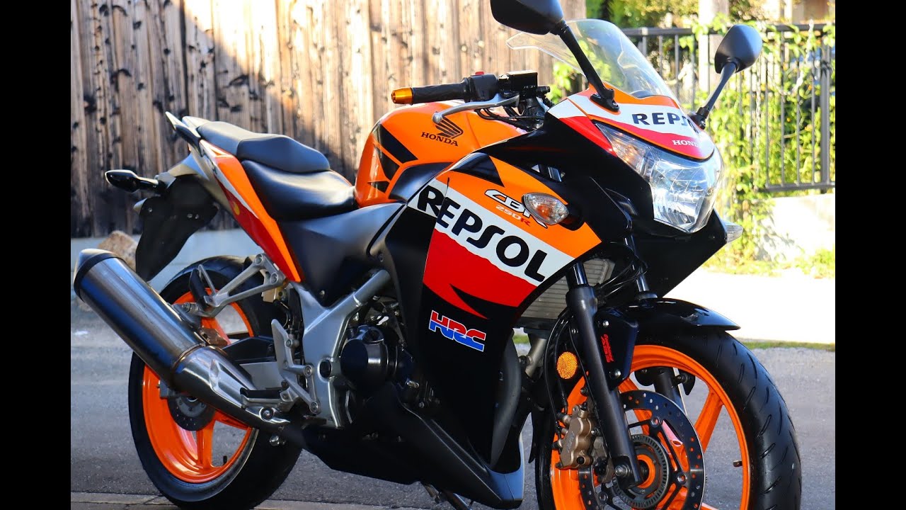 ☆CBR250R☆レプソルカラー ☆外装良好☆タイヤバリ山☆ - YouTube