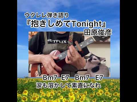 「抱きしめてtonight』田原俊彦【ウクレレ弾き語り】歌詞・コード付き