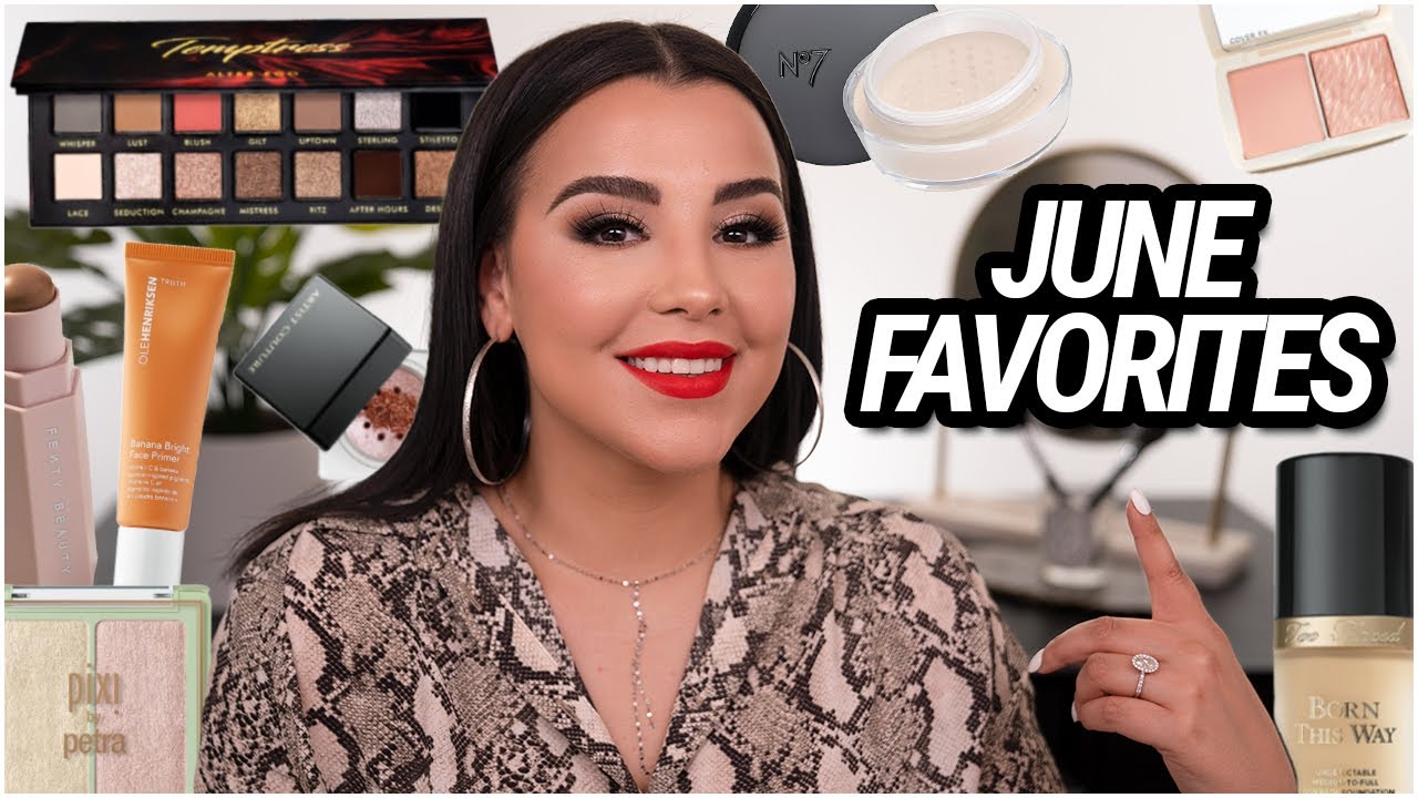 full face using my JUNE FAVORITES: Holy Grail Beauty Products I Can't Live Without! | MakeupByAmarie