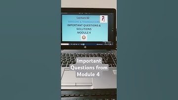 Important Questions from Module 4 |Sensors and Transducers |Electrical Engineering