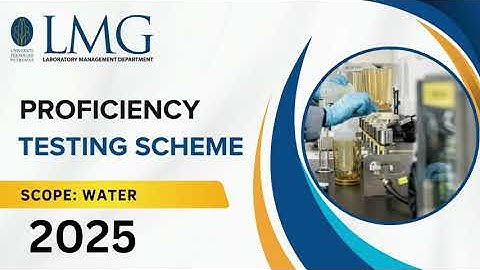 UTP LMG PT Proficiency Testing Program 2025