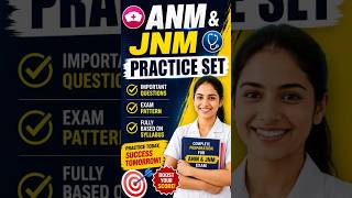 ANM JNM Important questions#Life sciences practice set#🔥2026#mcq