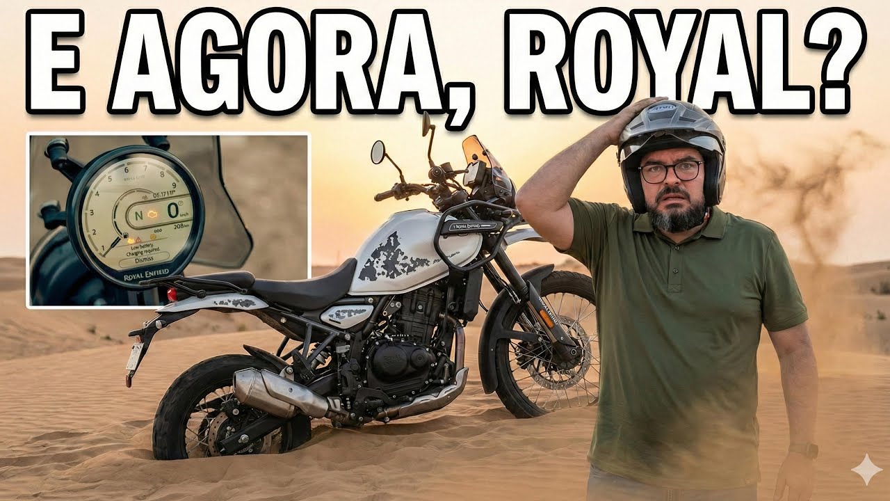 A HIMALAYAN 450 DEU RUIM NA AREIA? ⚠️ Luz da Injeção acendeu rumo ao Caribe Brasileiro! 