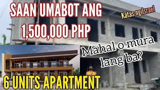 Katas ng OFW: 6 Units Apartment ( 5m x 6m =30sq.m per unit | Saan umabot ang 1.5M Pesos?