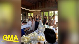 8 Sisters Share Fun Tradition Of Singing This Song At Their Weddings