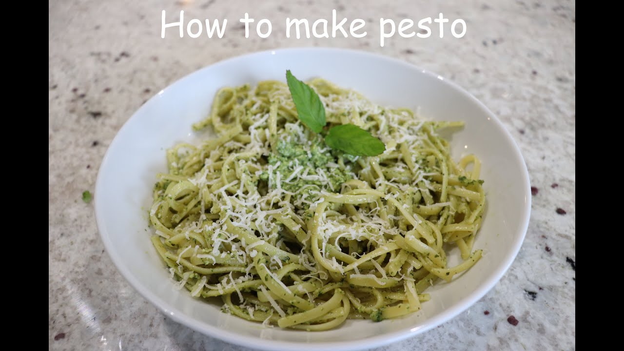 How to make pesto YouTube