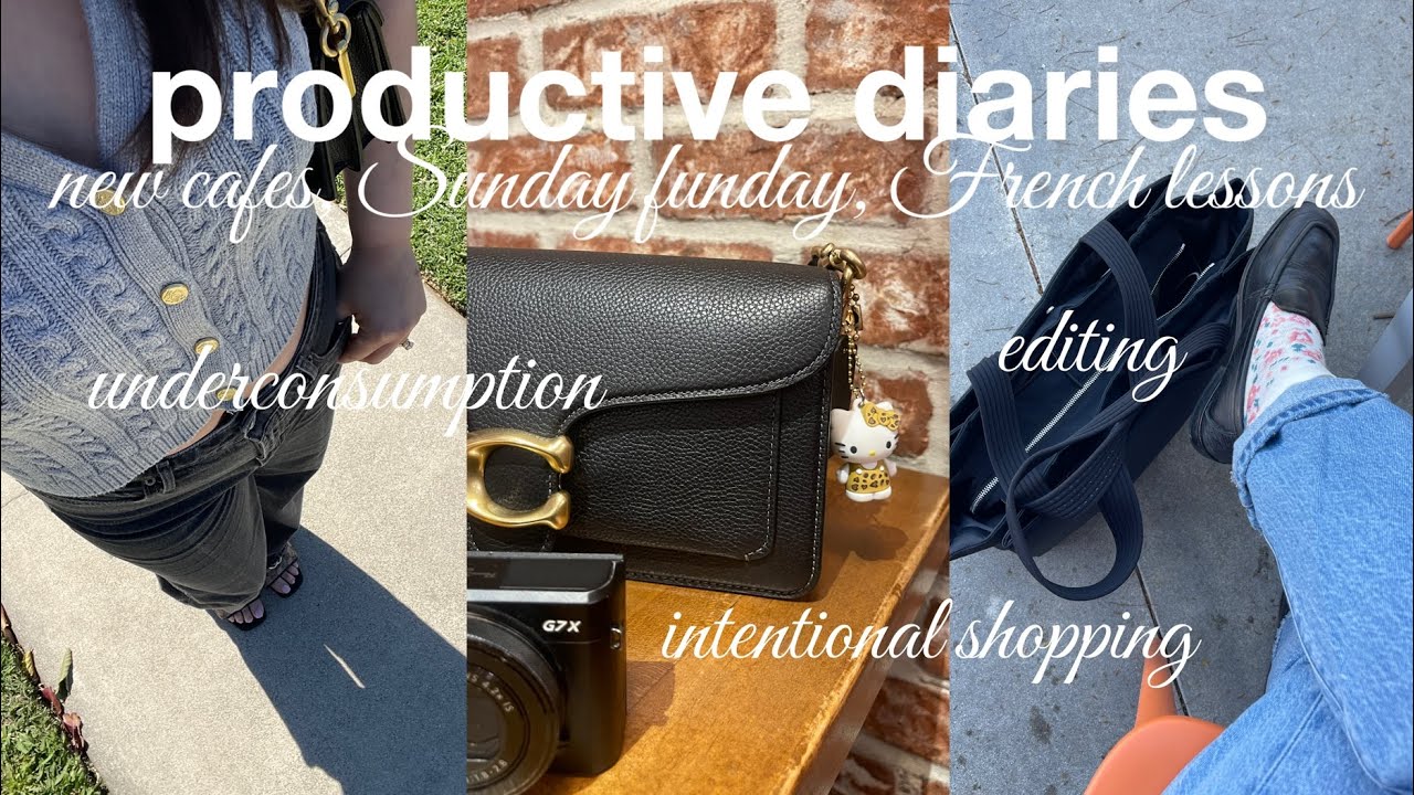French lessons, underconsumption, Sunday funday | productive diaries