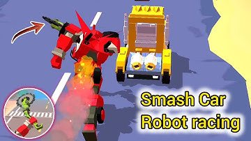 Race + War - smash Car Robot Racing Gameplay