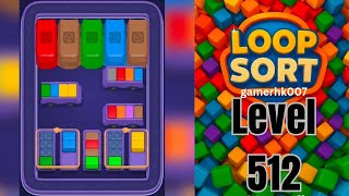 Loop Sort Level 512 Walkthrough Solution 