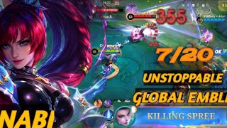 🔥Hanabi Insane Damage Gameplay | 7/20 Unstoppable 😱 How To Play Mobile Legend Bang Bang | MLBB 