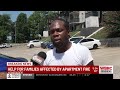 Help for families affected by Birmingham apartment fire