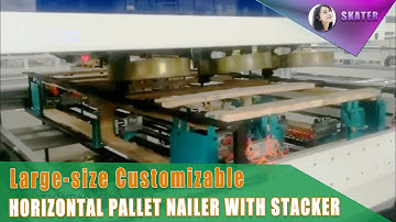 Large size Customizable Horizontal Pallet Nailer with Stacker