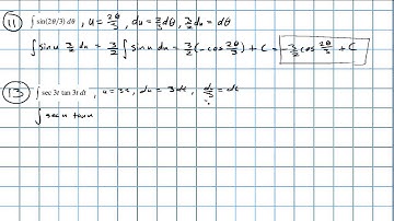 Calc 4.5 Q13 - Substitution Rule (aka U-Substitution) - James Stewart 8th