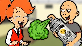 Clic Caillou Sprays Laughing Gas In Clgrounded