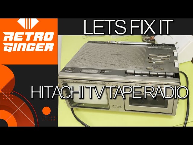 Hitachi K-2400 - TV Radio Tape - Review and fix - Part 1 - YouTube