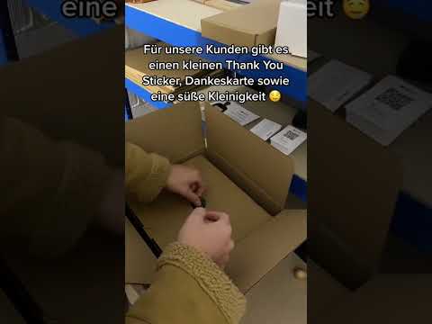 Verpackt eine Bestellung
