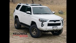 We've made this 4 runner sr5 even better with the addition of a toytec
lift kit, goodyear off road tires, 17 inch gold fuel rims and full
length running boar...
