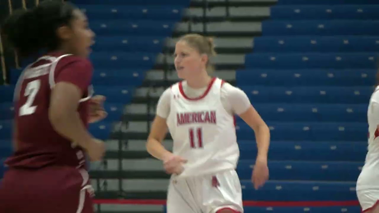Women's Basketball Highlights: American vs Colgate