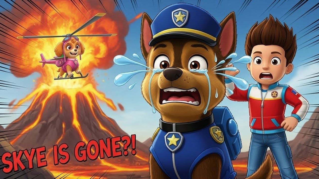 PAW PATROL CRYING! Skye Falls Into LAVA! Heartbreaking Ending
