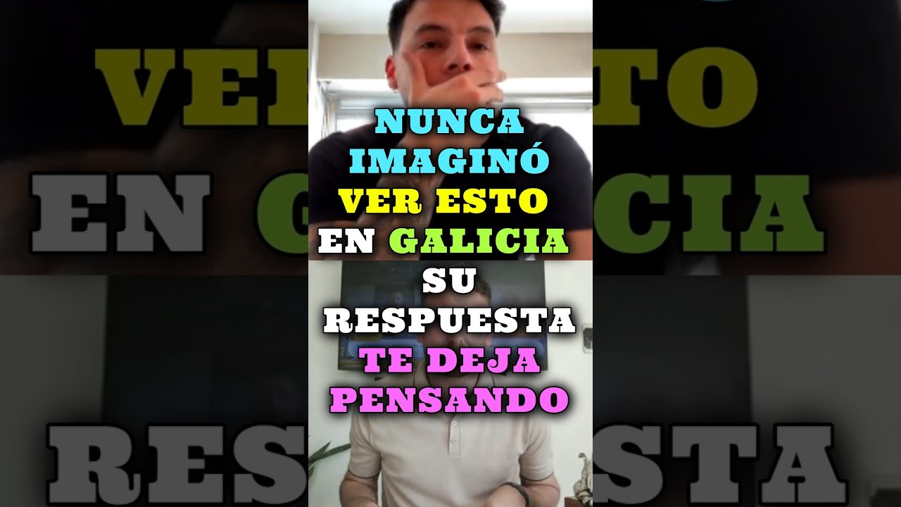 NUNCA IMAGINÓ VER ESTO EN GALICIA… SU RESPUESTA TE DEJA PENSANDO #shorts #españa #galicia