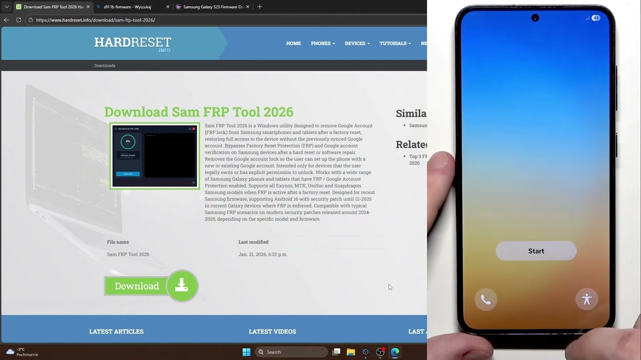 SAMSUNG Galaxy S23 FRPロックの確認と正規解除方法