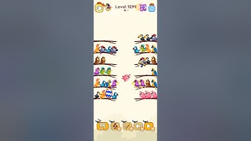 Bird sort calar game leval 1294 #leveldesign #colorgame #gameplay #colorconcept #gaming #isogame #