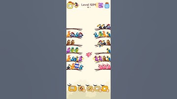 Bird sort calar game leval 1294 #leveldesign #colorgame #gameplay #colorconcept #gaming #isogame #