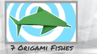 7 Ideas for Paper Origami Fishes -  HOW TO EASY