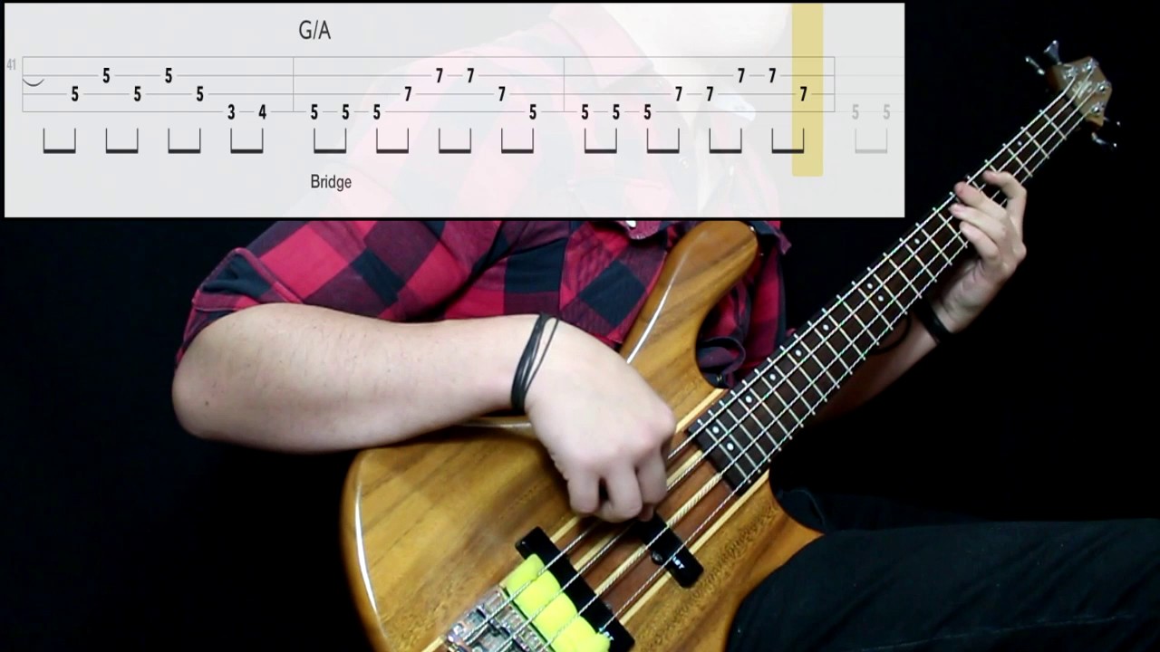 Marvin Gaye & Tammi Terrell - Ain't No Mountain High Enough (Bass Cover) (Play Along Tabs In Video)