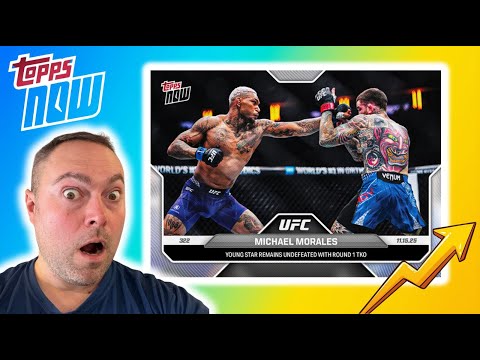 We hit the RAREST Topps Now UFC card possible! INSANE Pull! You won't  believe this! - YouTube
