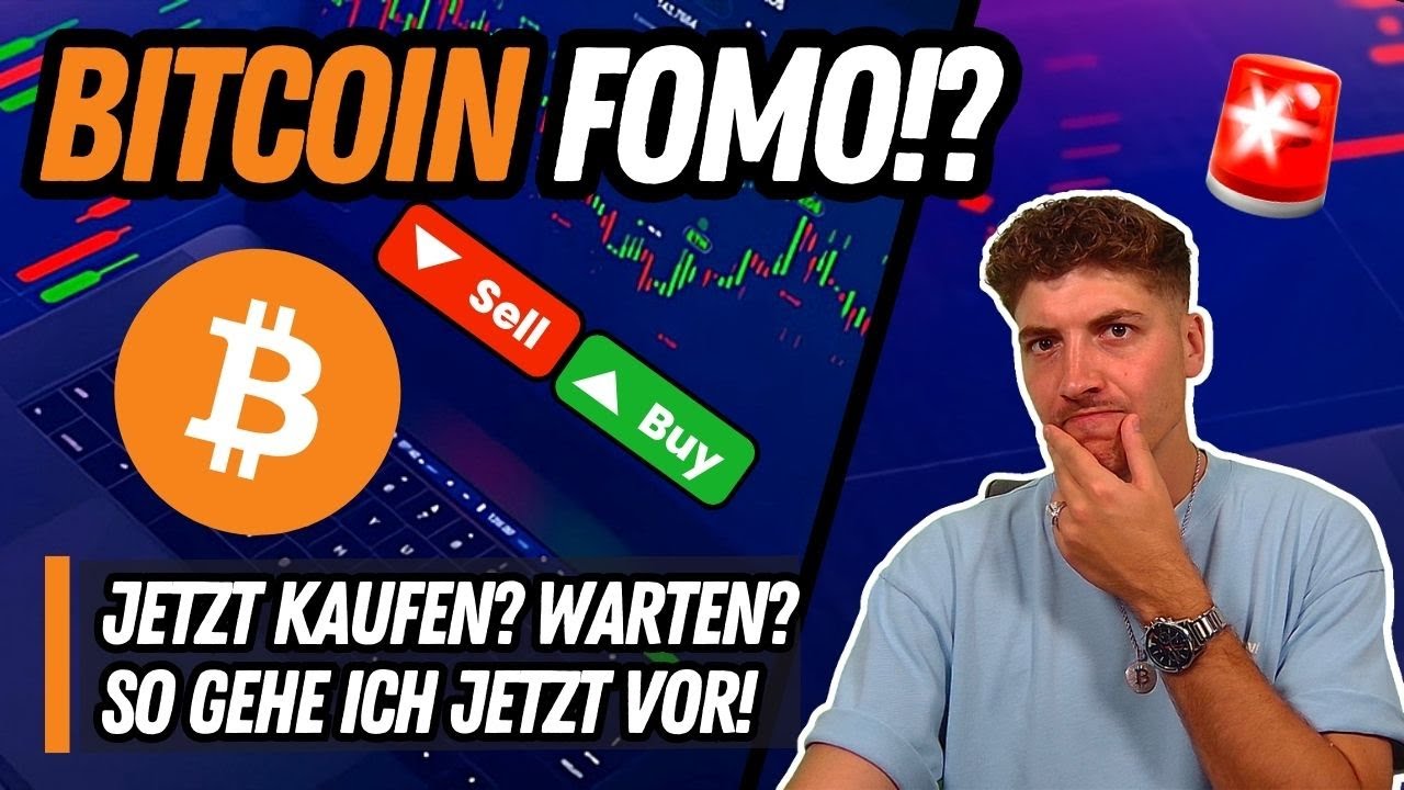 BITCOIN FOMO⁉️ Jetzt Kaufen? Warten? Das ist mein Plan! Bitcoin Analyse &  Prognose 💡