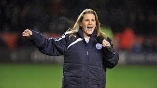 Sam Bailey Sings 'Skyscraper' at King Power Stadium