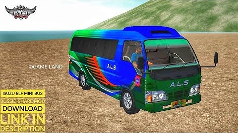 Bussid _ Isuzu elf microbus _ bus simulator Indonesia _bussid bus mod