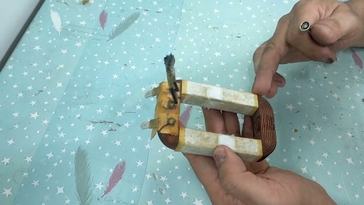 TỰ LÀM MÁY HÀN CELL PIN TỪ BIẾN ÁP LÒ VI SÓNG P3