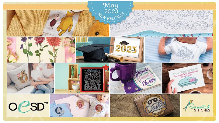 NEW Machine Embroidery Releases from OESD - May 2023